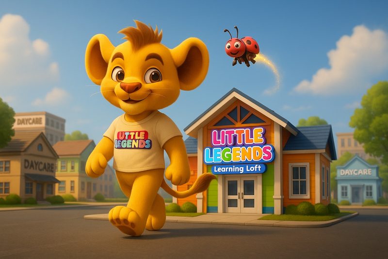 Kash the lion cub walking